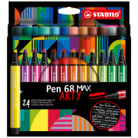 STABILO Fasermaler Pen 68 MAX, 12er Kartonetui ARTY