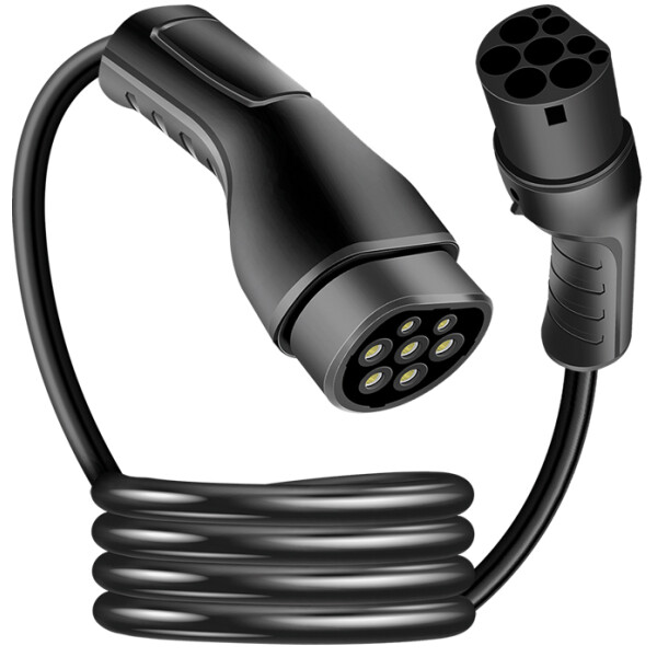 LogiLink E-Auto-Ladekabel, Typ 2, 3-phasig, 22 kW, 7,5 m