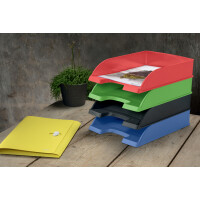 LEITZ Briefablage Recycle, A4, Polystyrol, grün