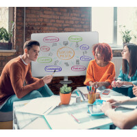 nobo Flipchart Mobil Move & Meet, magnethaftend,...