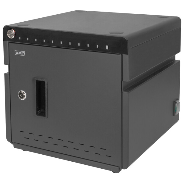 DIGITUS Mobiler Desktop Ladeschrank f&uuml;r Notebooks Tablets