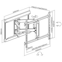 DIGITUS Full Motion TV-Wandhalterung, für 93,98 bis...