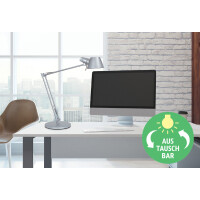 MAUL LED-Tischleuchte MAULrock, Standfuß, silber