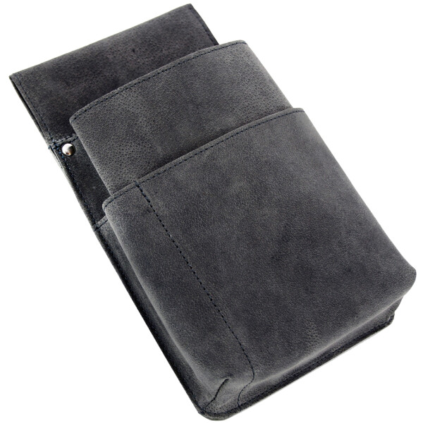 Alassio Gürteltasche für Kellnerbörse, Hunter-Leder, grau