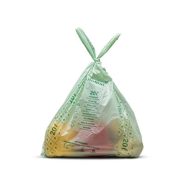 bioMAT Bio-Abfallbeutel, 20 Liter, grün