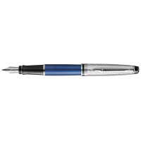 WATERMAN Füllhalter Expert Deluxe, metall - blau C.C.