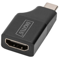 DIGITUS 4K USB-Adapter, USB-C Stecker - HDMI A B Kupplung