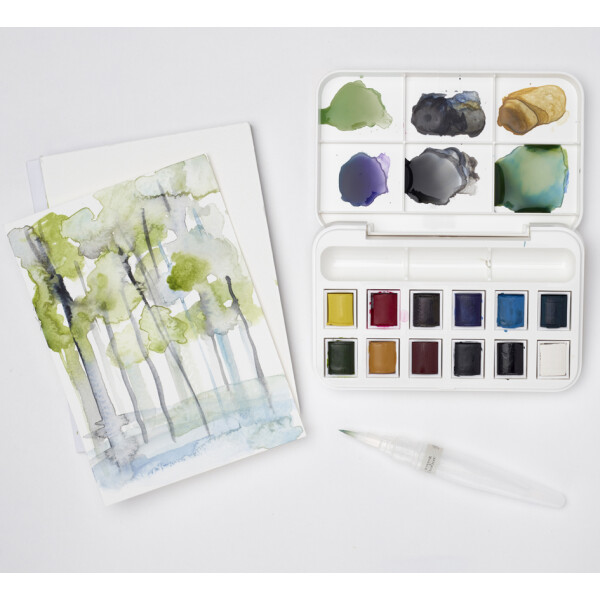 LEFRANC BOURGEOIS WINSOR & NEWTON Cotman Brush Pocket Set