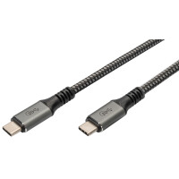 DIGITUS USB 4.0 Anschlusskabel, USB-C - USB-C, 1,0 m