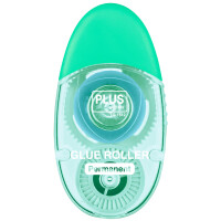 PLUS JAPAN Mini-Kleberoller LE TG-1512, 6 mm x 12 m, blau