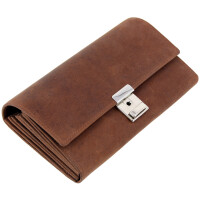 Alassio Kellnerbörse, aus Hunter-Leder, braun