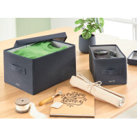 LEITZ Ablagebox aus Stoff, Größe M, 2er Set,...