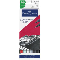 FABER-CASTELL Sketch Marker GOLDFABER, 6er Etui Car Design