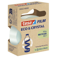 tesa Film ECO & CRYSTAL, transparent, 19 mm x 10 m
