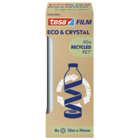 tesa Film ECO & CRYSTAL, transparent, 19 mm x 10 m