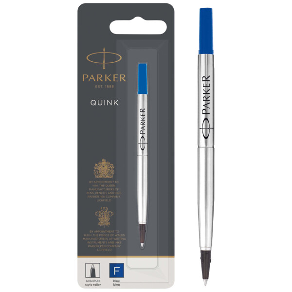 PARKER Rollerballmine QUINK, 0,7 mm, schwarz, 2er Blister