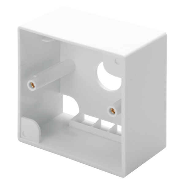 DIGITUS Aufputzrahmen für Keystone Module, reinweiß RAL9010