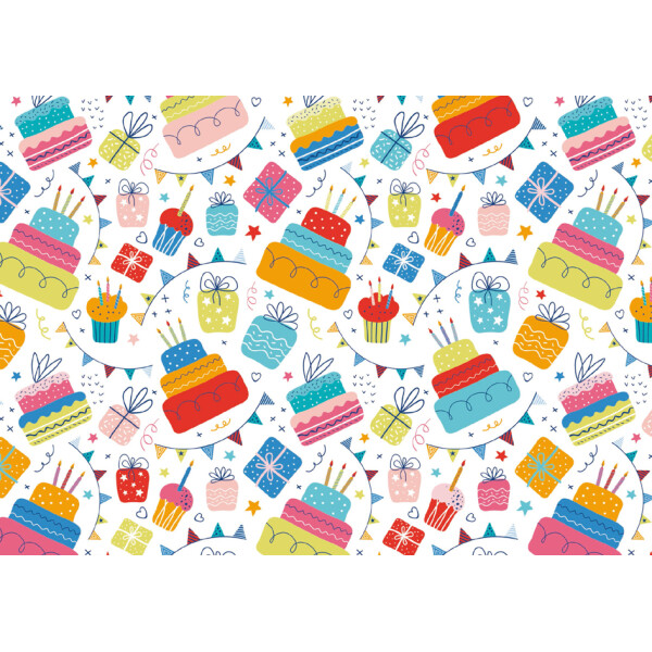 SUSY CARD Geschenkpapier "Birthday Dinos", auf Rolle