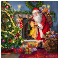 PAPSTAR Weihnachts-Motivservietten "Down the...