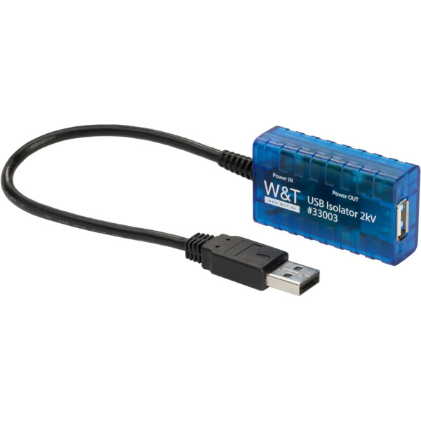 W&amp;T USB-Isolator 2kV Hi-Speed, blau