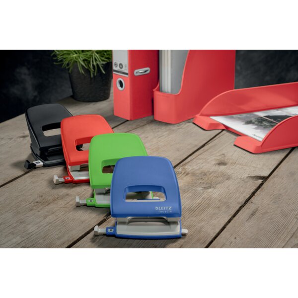 LEITZ Locher NeXXt Recycle, Stanzleistung: 30 Blatt, schwarz