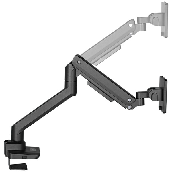 LogiLink Monitorarm, Arml&auml;nge: 473 mm, schwarz