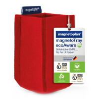 magnetoplan Stifteköcher magnetoTray, small, rot