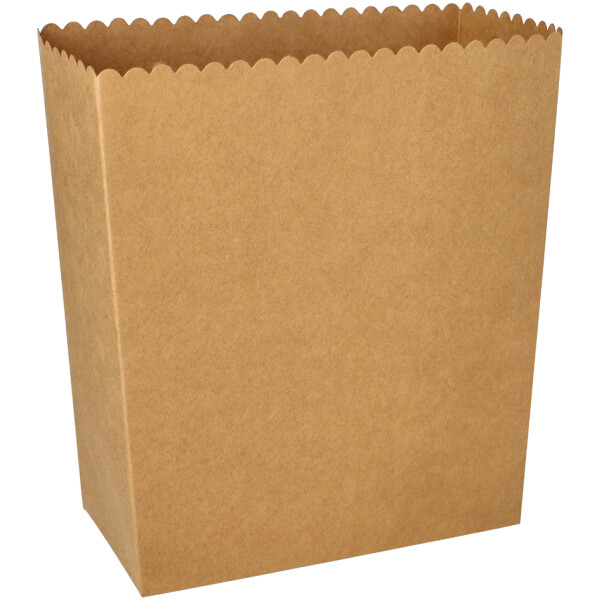 PAPSTAR Popcorn-Box Pappe "pure" eckig, 1.300 ml
