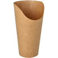 PAPSTAR Wrap-Cup, rund, 470 ml, braun
