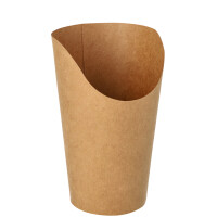 PAPSTAR Wrap-Cup, rund, 590 ml, braun