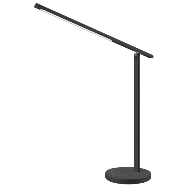 Hansa LED-Tischleuchte "Halo", Standfu&szlig;, schwarz