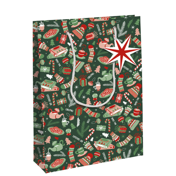 Clairefontaine Weihnachts-Geschenktüte "Cosy", klein