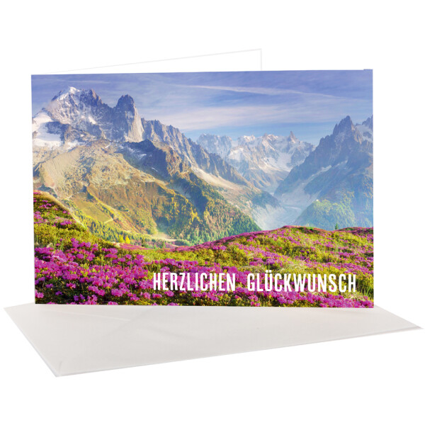 sigel Gl&uuml;ckwunschkarten-Set "Mountain landscapes by seasons"