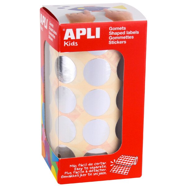APLI kids Sticker "Rund", auf Rolle, gold