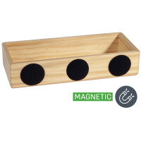 sigel Holz-Stifteschale für Weißwand- & Glasmagnettafeln