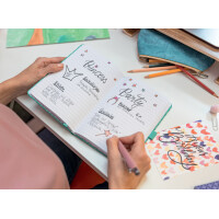 sigel Notizbuch Jolie Flair, Kunstleder, DIN A5, violett