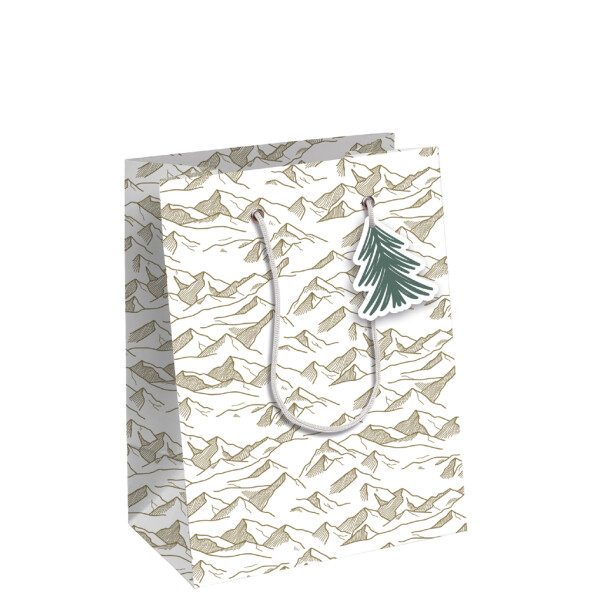 Clairefontaine Weihnachts-Geschenktüte "Altitude", klein