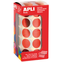 APLI kids Sticker "Rund", auf Rolle, silber