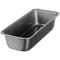 GastroMax Brotbackform, aus Carbonstahl, 1,3 Liter, grau