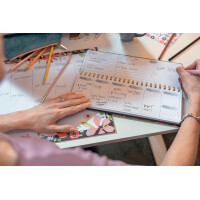 sigel Tischkalender Jolie "Glamorous Leaves",...