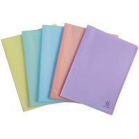 EXACOMPTA Sichtmappe Chromaline Pastel, aus PP, DIN A4