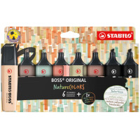 STABILO Textmarker BOSS ORIGINAL NatureCOLORS, 4er Etui