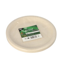 PAPSTAR Teller aus Agrarresten "pure", rund,...