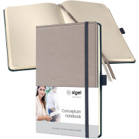 sigel Notizbuch Conceptum Design Casual, DIN A5, beige