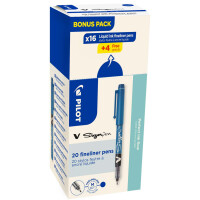 PILOT Faserschreiber V Sign Pen, VALUE PACK, blau