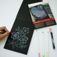 Tombow Zeichenblock "Black Paper", DIN A5,...