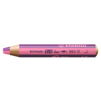 STABILO Multitalentstift woody 3 in 1 duo, weiß apricot