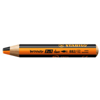 STABILO Multitalentstift woody 3 in 1 duo, orange schwarz
