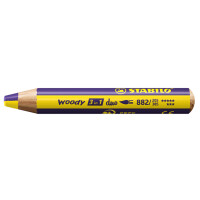 STABILO Multitalentstift woody 3 in 1 duo, gelb violett