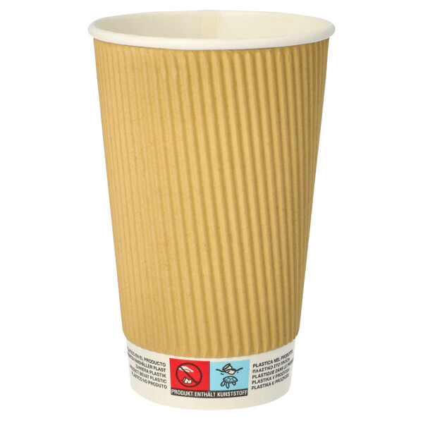 PAPSTAR Deckel für Trinkbecher "pure" Ripple Wall, 90 mm